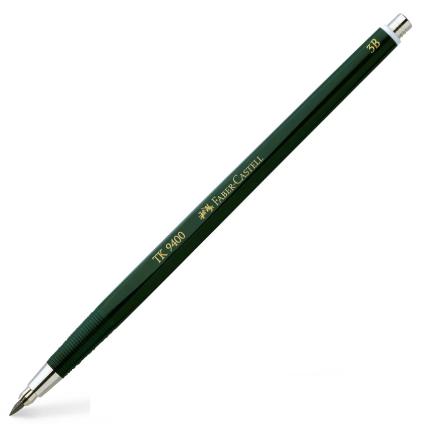 Карандаш цанговый Faber-Castell 3В ТК 2 мм 9400 (139403) Карандаш цанговый Faber-Castell 3В ТК 2 мм 9400 (139403)