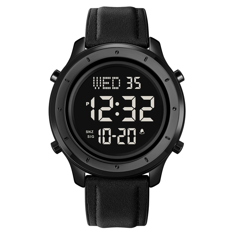 Наручные часы Skmei 1864LBKBK Black Leather