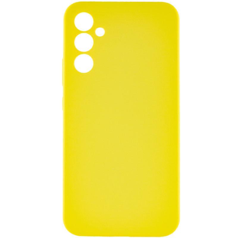 Противоударный Чехол Silicone Cover Lakshmi Full Camera (AAA) для Samsung Galaxy A55 Yellow