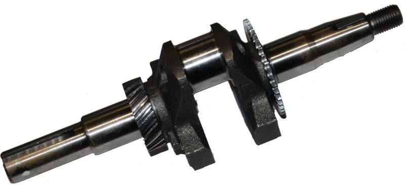 Коленвал мотоблок 168F 6,5Hp c шестернями D-20 L 249