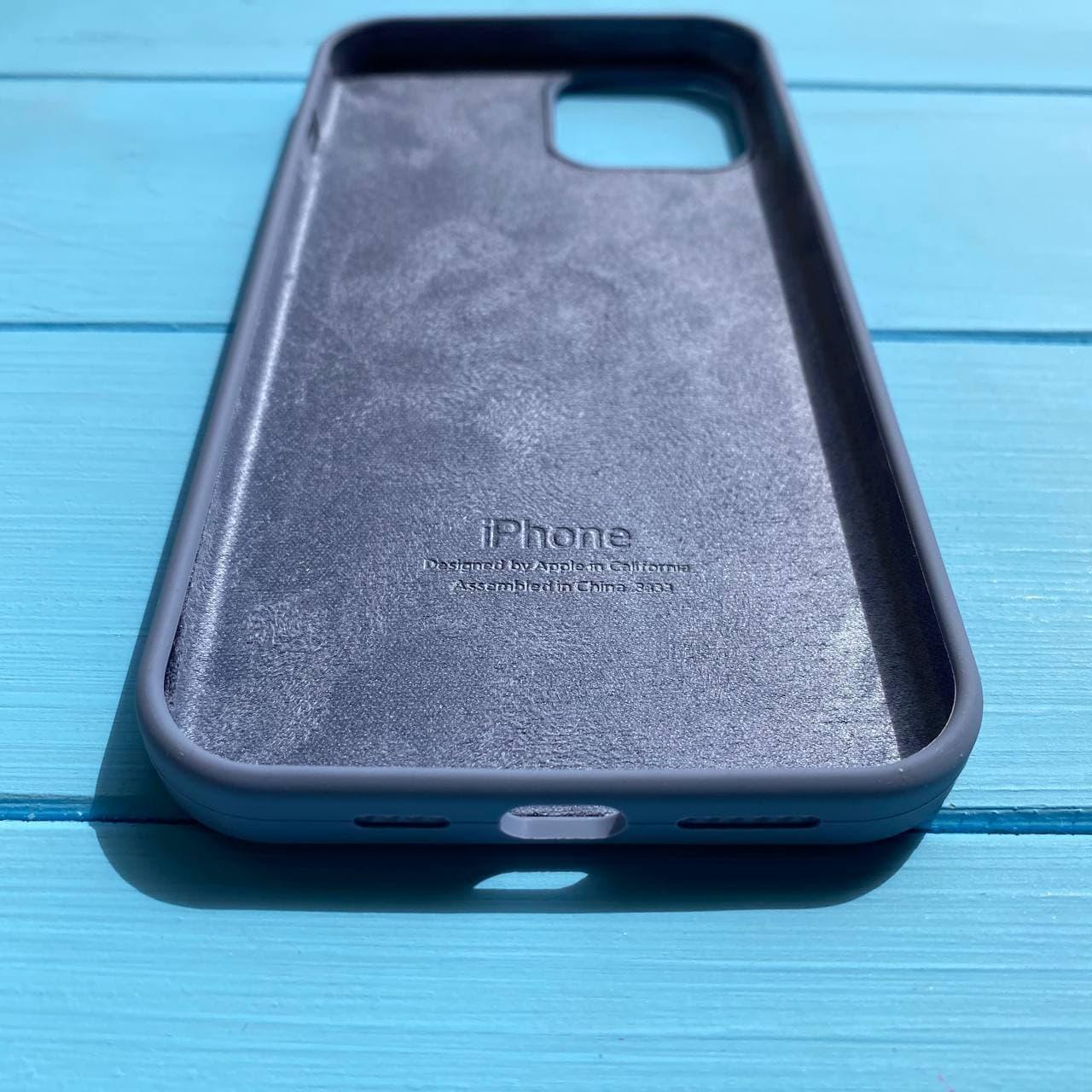 Чехол Silicone Case для Apple iPhone 12 Mini Lavander Gray - фото 2