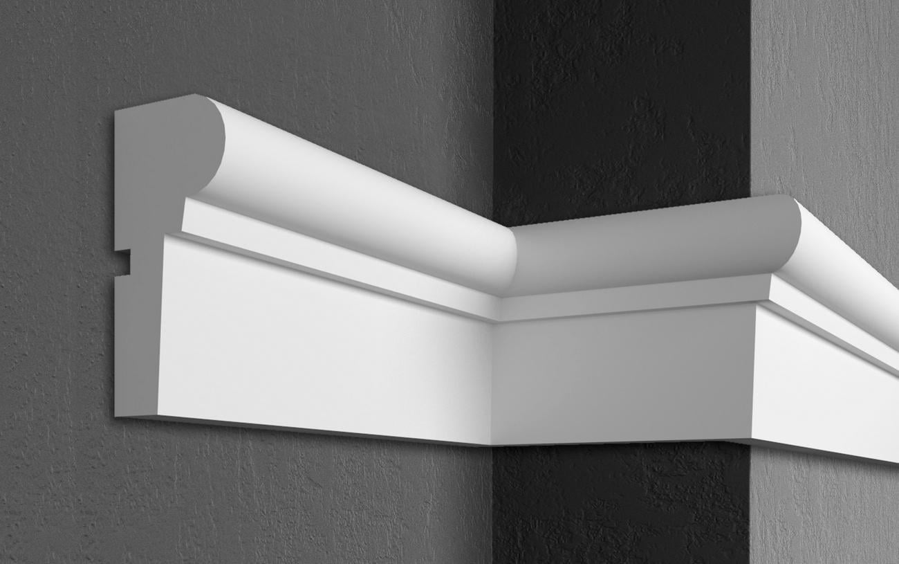 Карниз Prestige decor MC 117 без покрытия 130x60 мм 2000 мм (12370256)