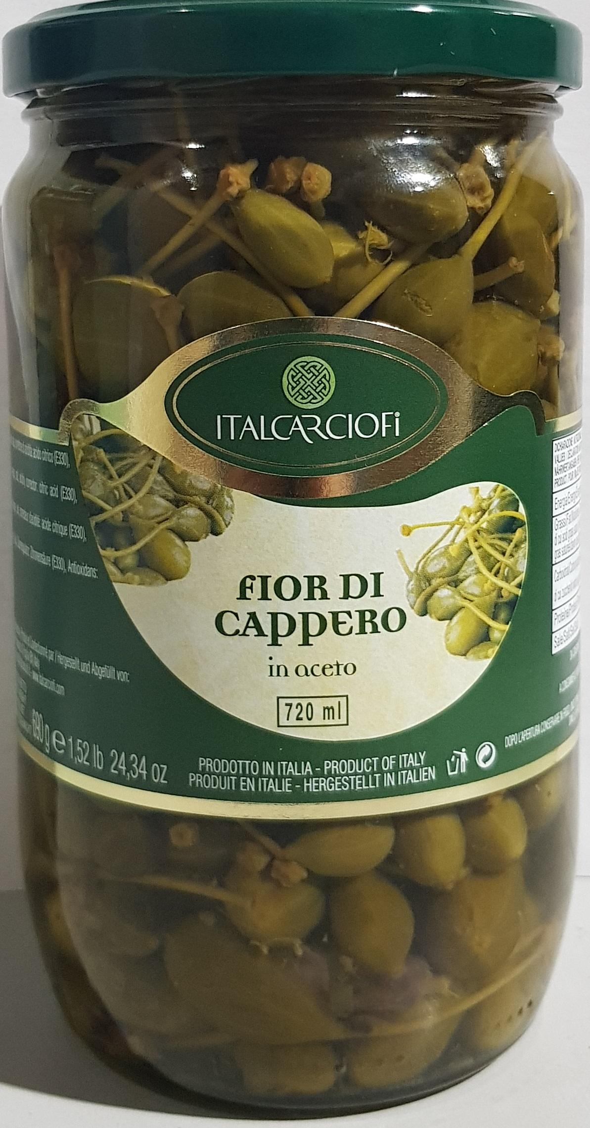 Плоди каперсів в оцті Italcarciofi 720 мл (12978986)