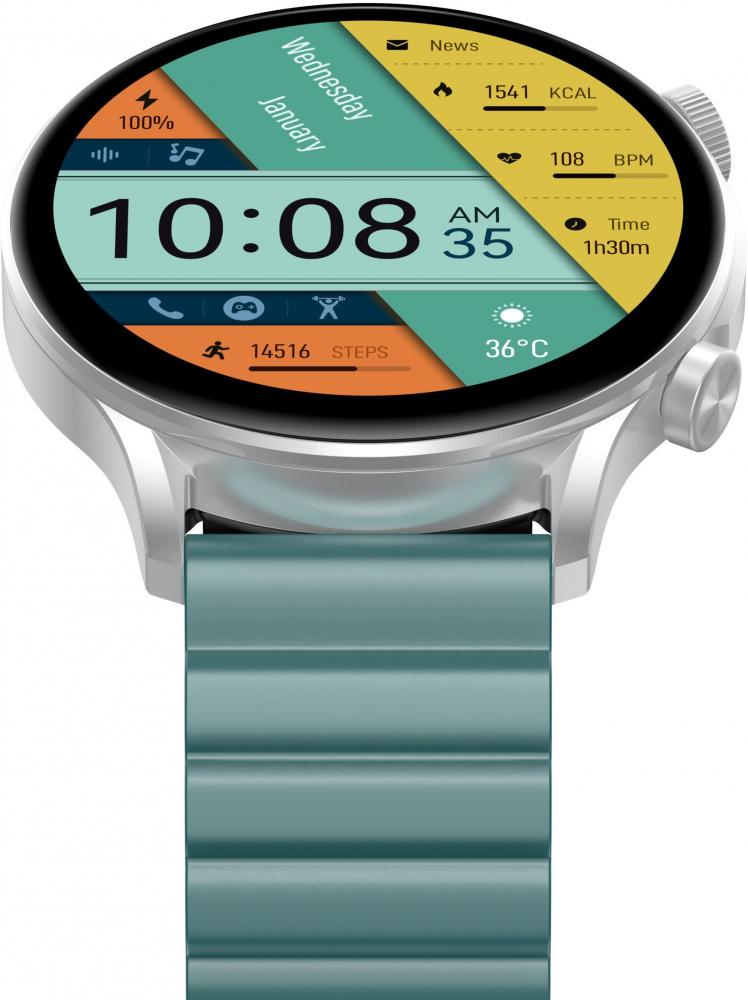 Годинник смарт Kieslect Smart Calling Watch Kr Pro Ltd Silver - фото 3