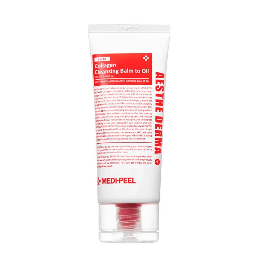 Гидрофильный бальзам с лактобактериями Medi-Peel red lacto collagen cleansing balm to oil 100 г (10638291)