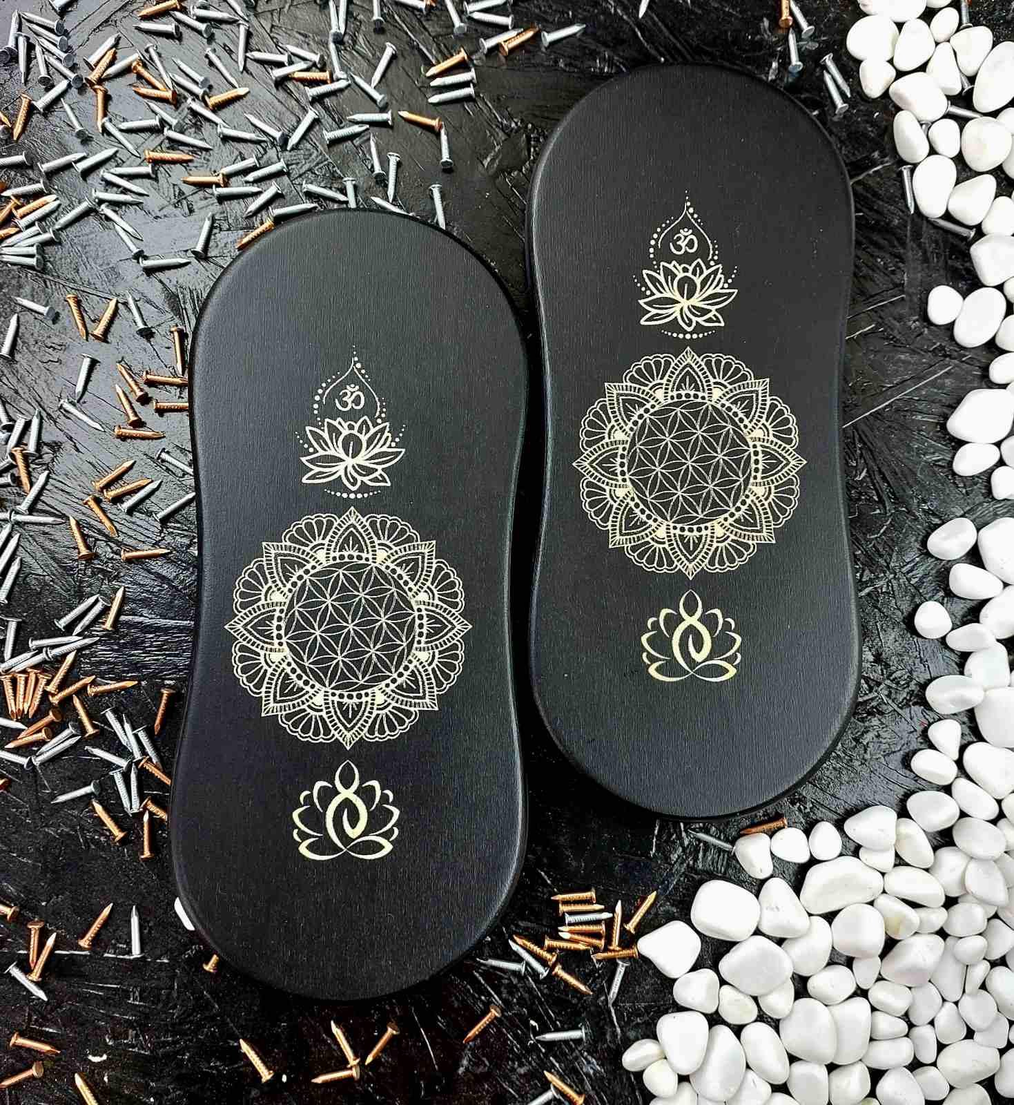 Доски Садху с медными гвоздями шаг 10 мм с чехлом Черный (26965683)