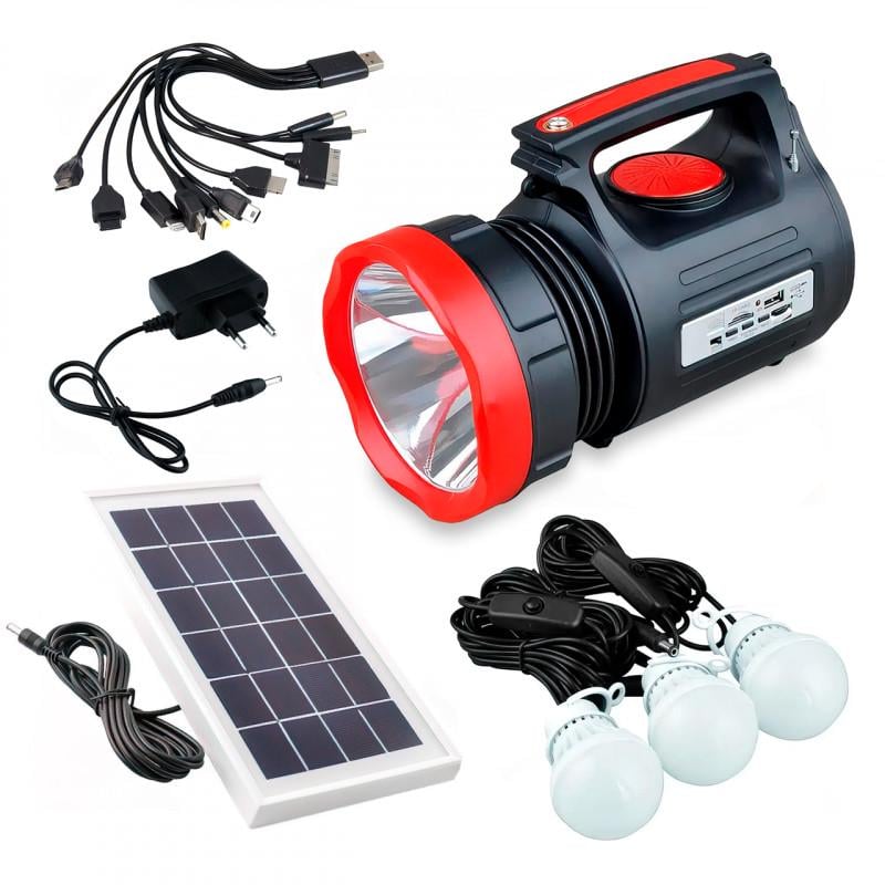 Фонарь ручной аккумуляторный Yaja YJ-1908T с функцией повербанка 5500 mAh (9795101)