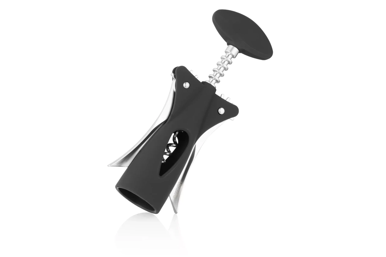 Штопор-бабочка Ardesto Black Mars с рычажным механизмом Черный (AR2140B) Штопор-бабочка Ardesto Black Mars с рычажным механизмом Черный (AR2140B)