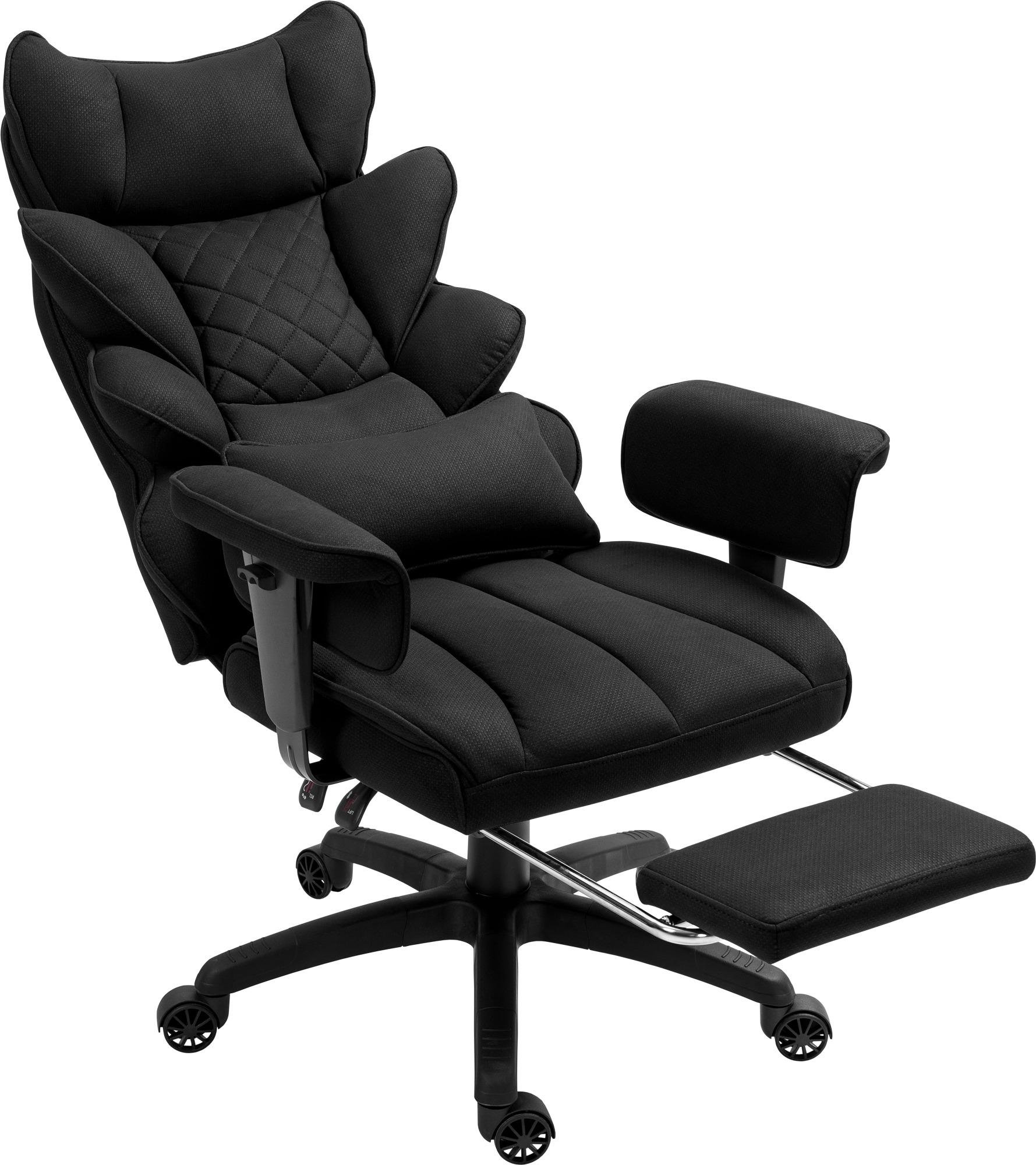 Офисное кресло GT Racer B-2511 Fabric Black (1607) - фото 5