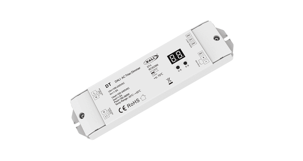 Конвертер-шлюз LEDUA DT AC Triac Dimmer DALI toSwitch (17805) Конвертер-шлюз LEDUA DT AC Triac Dimmer DALI toSwitch (17805)