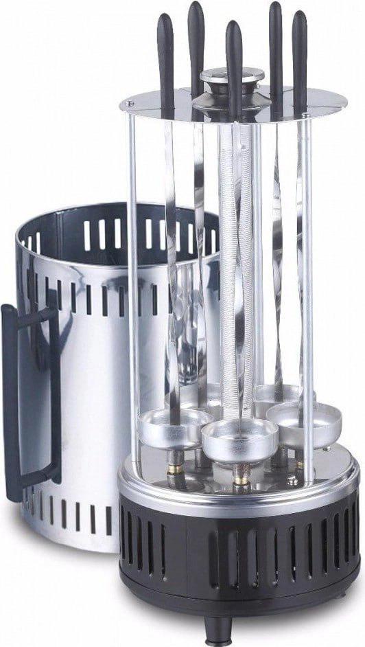 Электрошашлычница вертикальная 5 шампуров 1000 Вт (2243) - фото 2