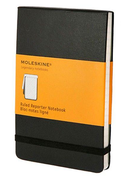 Блокнот Moleskine Reporter маленький Черный (QP511)