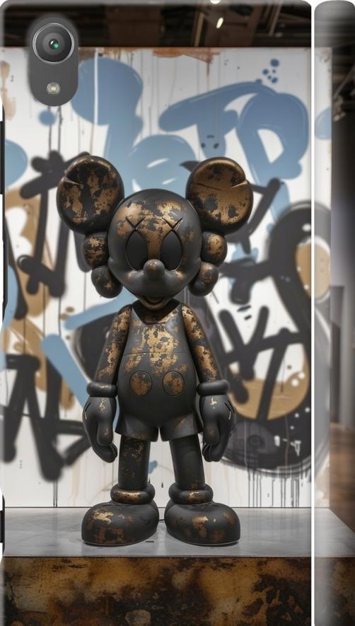 Чехол на Sony Xperia XA1 Plus G3412 Bronze kaws v2 (6098m-1129-42517)