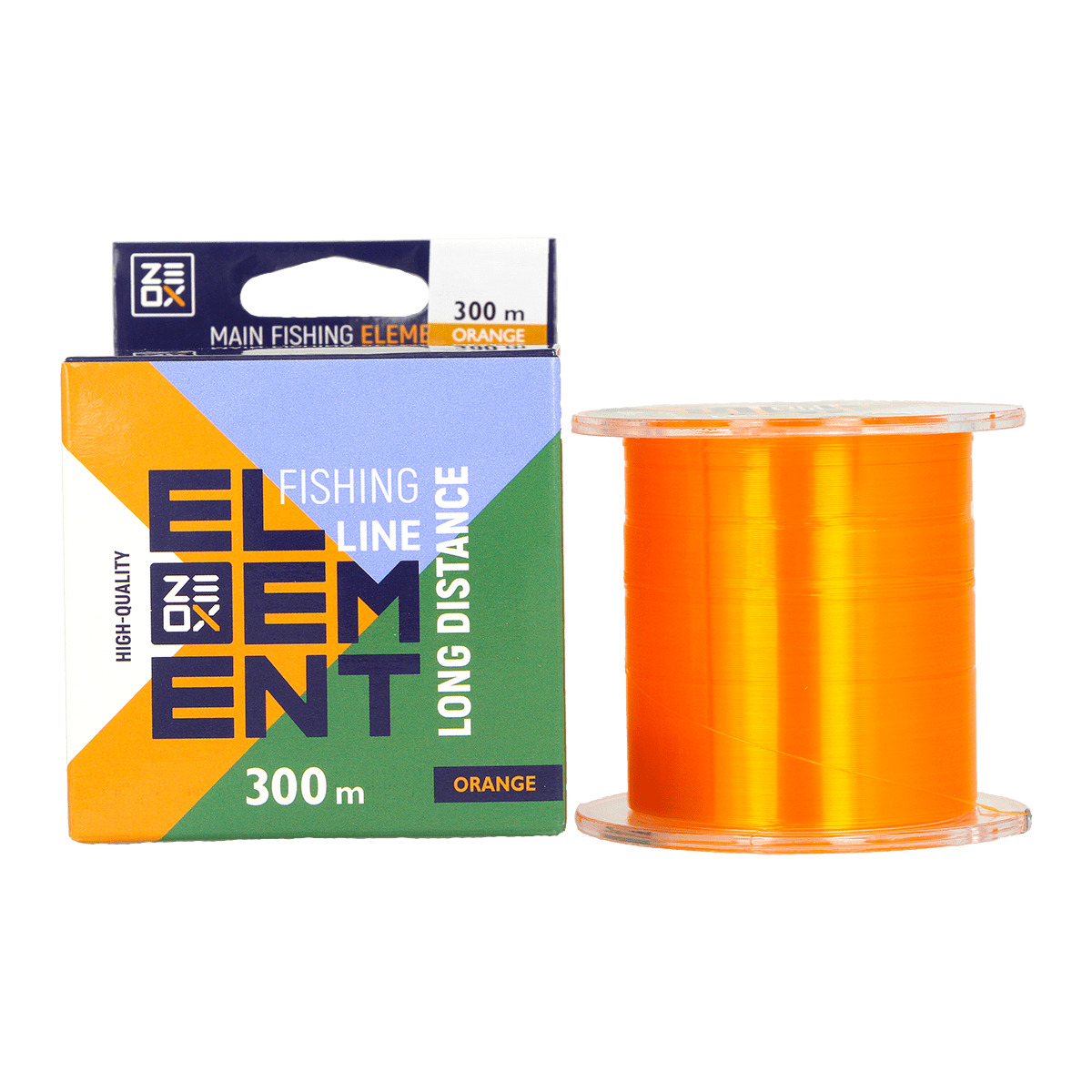 Леска Zeox Element Long Distance Line 300 м 0,330 мм Orange (1892305355)