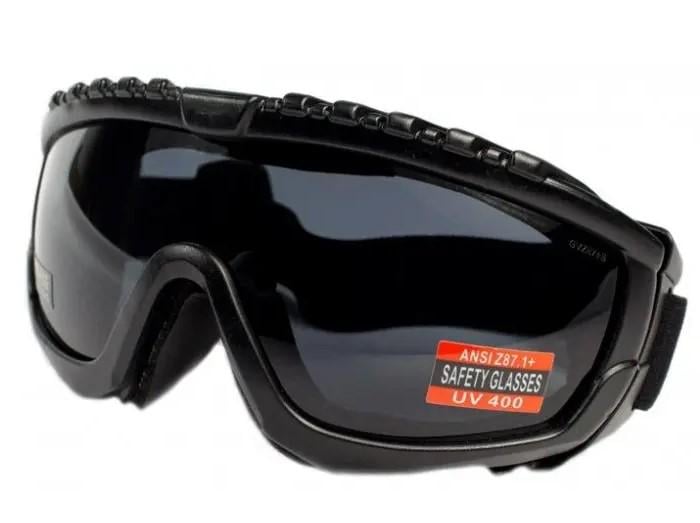 Окуляри захисні Global Vision Ballistech-1 Anti-Fog із ущільнювачем Сірий - фото 2