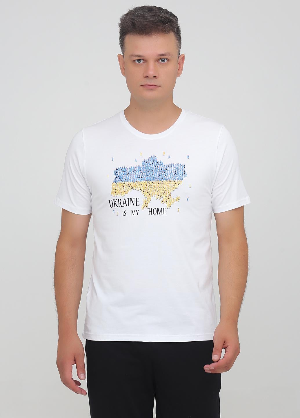 Футболка мужская Наталюкс 3XL Белый (4113193200061)