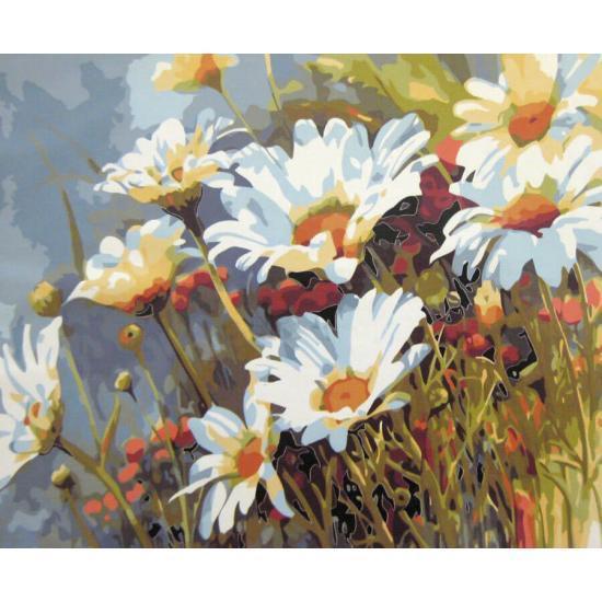 Картина по номерам Mariposa Ромашковое поле Q1439 40х50 см в коробке