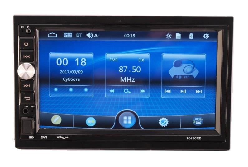Автомагнитола Pioneer 7043CRB 2DIN USB/microSD/FM/AUX/Bluetooth с сенсорным экраном 7" 4x45 Вт