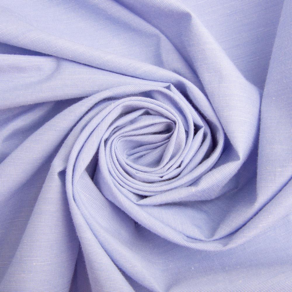 Ткань рубашечная однотонная FD-5060 117 гр/м2 150 см Голубой (26397)