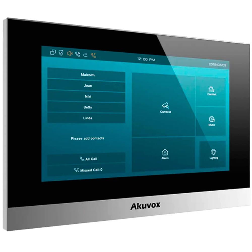 Відеодомофон Akuvox C313 та панель виклику E12W (C313E12W) - фото 2 Відеодомофон Akuvox C313 та панель виклику E12W (C313E12W) - фото 2