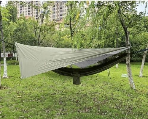 Гамак туристический с брезентом и москитной сеткой 260х140 см - фото 11 Гамак туристический с брезентом и москитной сеткой 260х140 см - фото 11