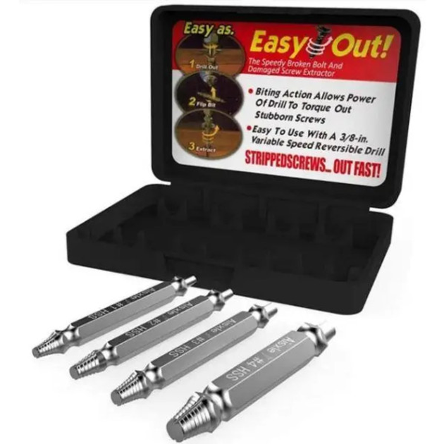 Набір насадок на шуруповерт 4 шт. (1243)