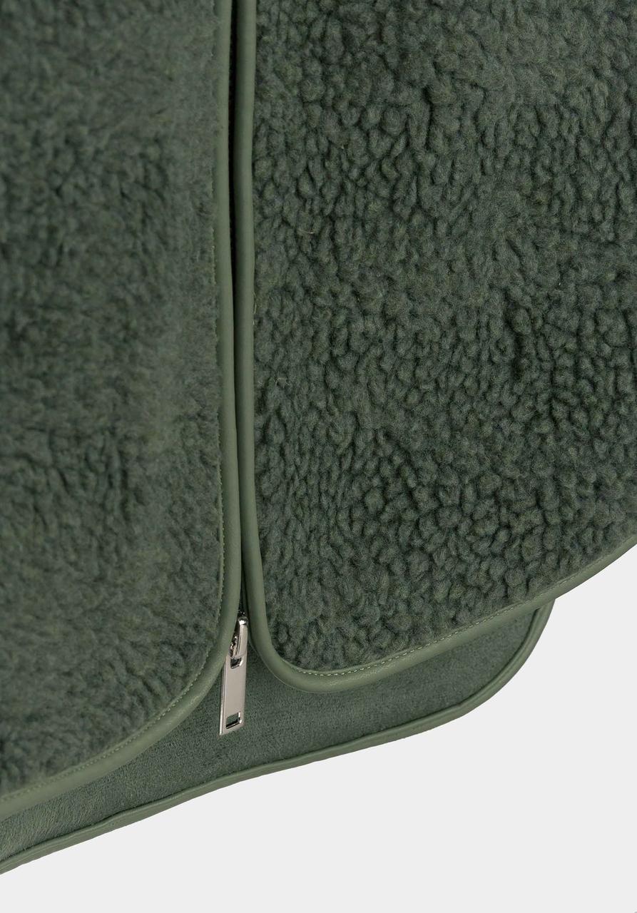 Парка-шуба для дівчинки Tiffosi з овчини 158-164 см Хакі (10041779-857/164) - фото 4 Парка-шуба для дівчинки Tiffosi з овчини 158-164 см Хакі (10041779-857/164) - фото 4