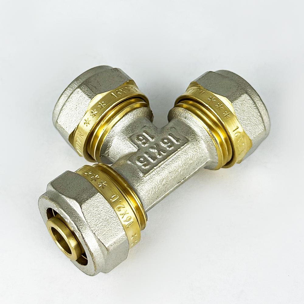 Трійник прохідний SANTAN з проточкою 16х16х16 (25617740) - фото 4