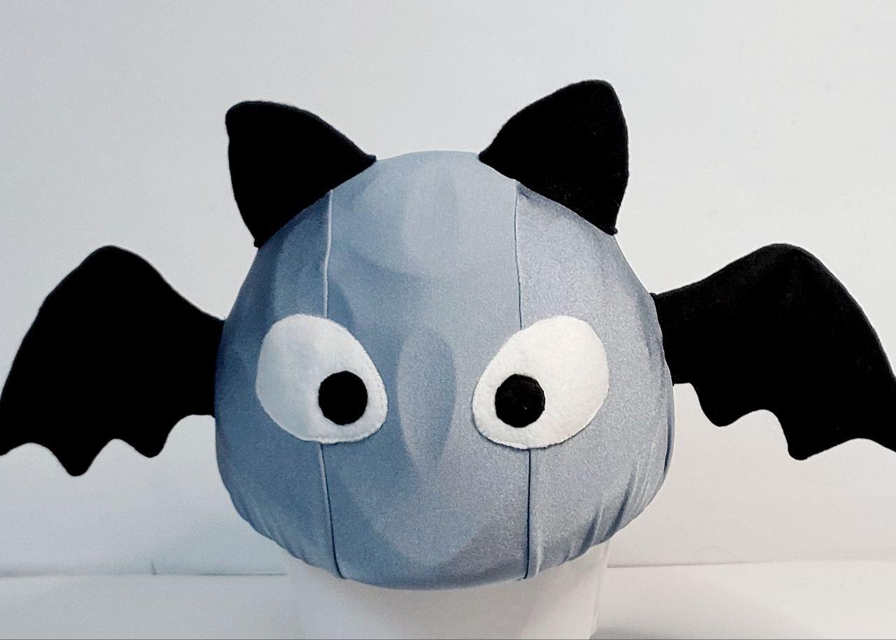 Чехол на шлем Crazy head Летучая мышь Серый (H-032)