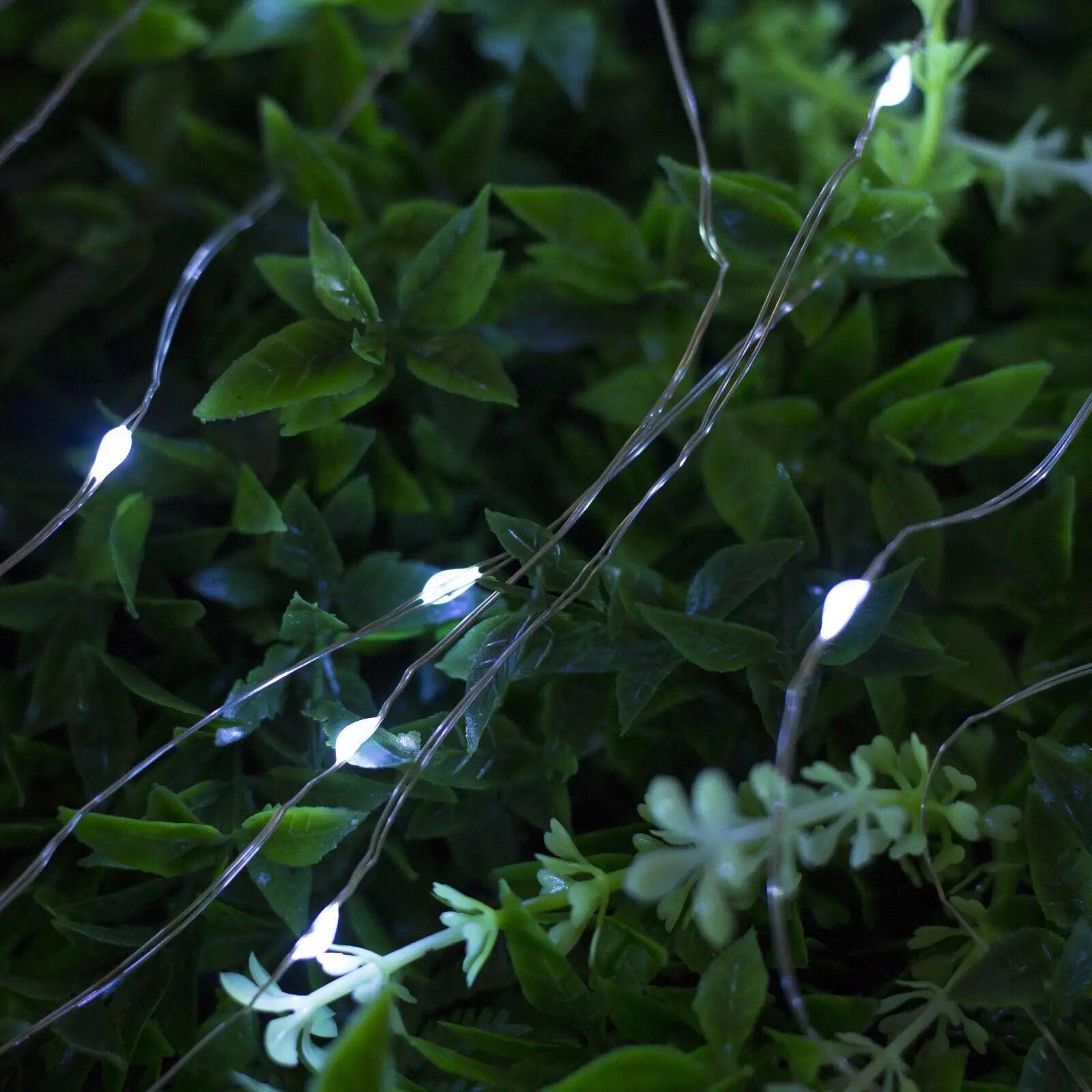 Гірлянда Роса на батарейках 5 м Біле свічення (HA-54) - фото 4