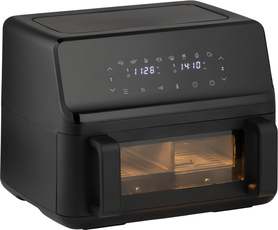 Мультипечь с LED дисплеем и сенсорным управлением раздельная чаша на 9 л 2700 Вт 8 автоматических программ 80-200 °C Черный (AF2700BP)