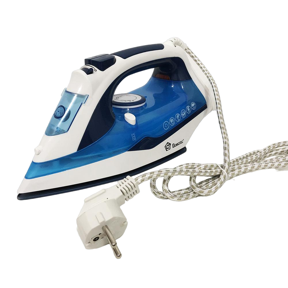 Утюг паровой Domotec MS 2202 с керамической подошвой Синий (ws81836) Утюг паровой Domotec MS 2202 с керамической подошвой Синий (ws81836)
