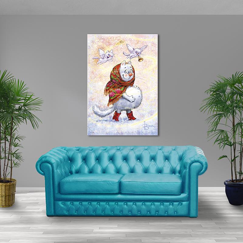 Модульная картина В ожидание счастья 1 модуль 60x90 см (_rinaz_20192203)