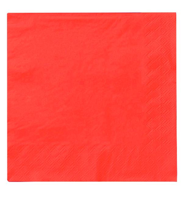 Салфетки праздничные 33х33 см 15 шт. Red (514220)