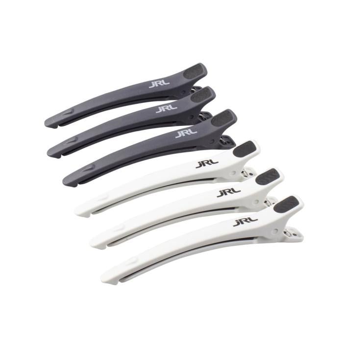 Зажимы для волос JRL 6 шт. Черно-белый (6935481346115)