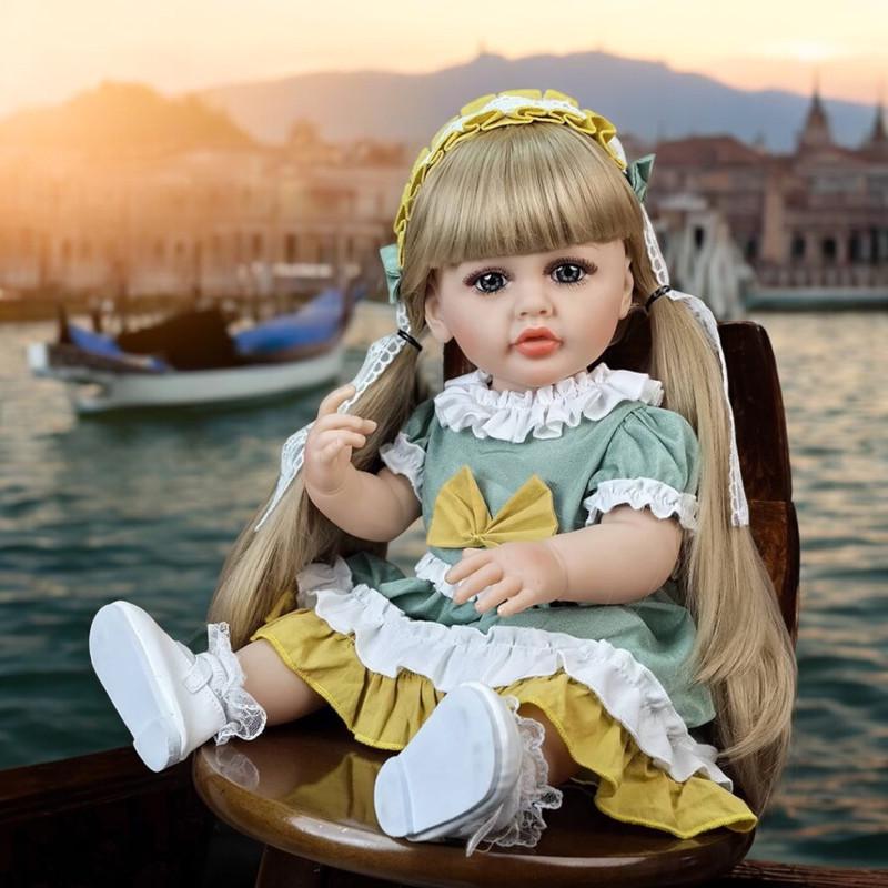 Лялька Кіра Reborn Doll Вінілова можна купати