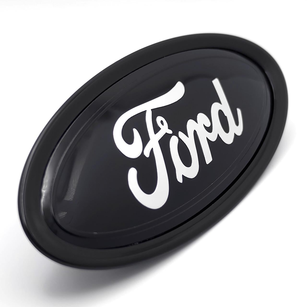 Емблема логотип Ford 114х47 мм Чорний/Хром (3104715869)