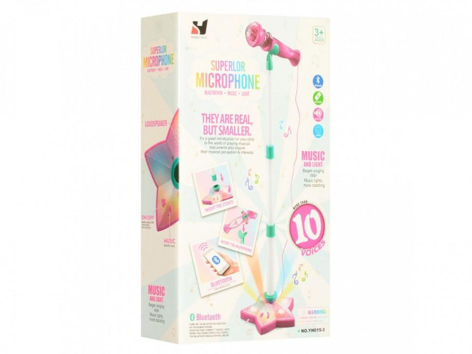 Дитячий мікрофон на стійці Metr YH015-3 - фото 2 Дитячий мікрофон на стійці Metr YH015-3 - фото 2