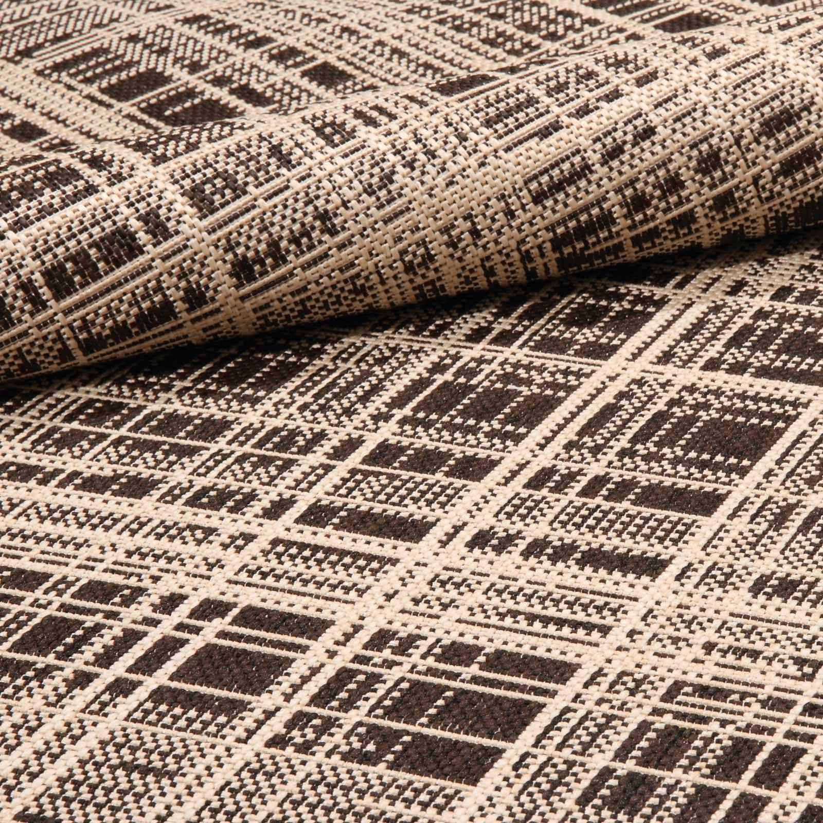 Килим безворсовий на гумовій основі DAKARIA Karat Flex Run 19171/91 1,00x2,50 м Коричневий (00-00011104) - фото 9