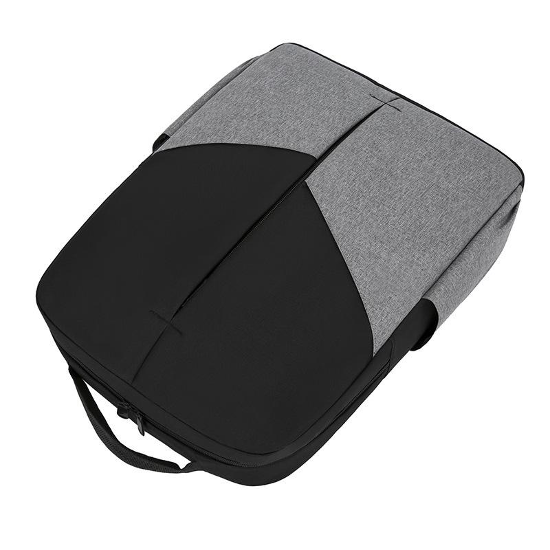 Рюкзак протиударний для ноутбука 15,6" 3в1 Чорний/Сірий (IBN032BS) - фото 3