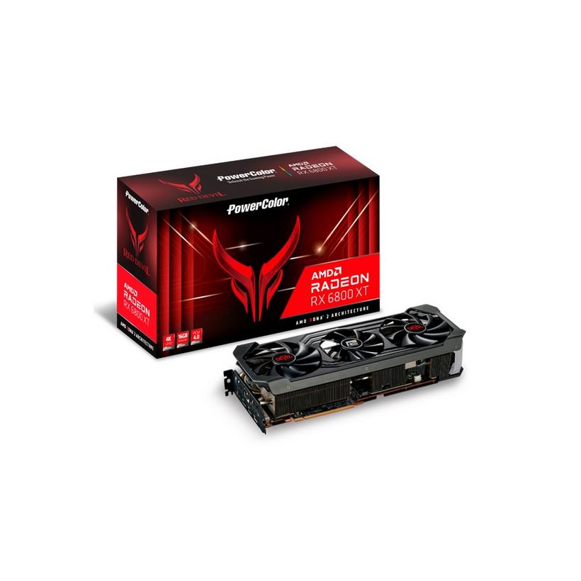 Відеокарта PowerColor Radeon RX 6800 XT 16GB GDDR6 Red Devil (AXRX 6800XT 16GBD6-3DHE/OC) - фото 2