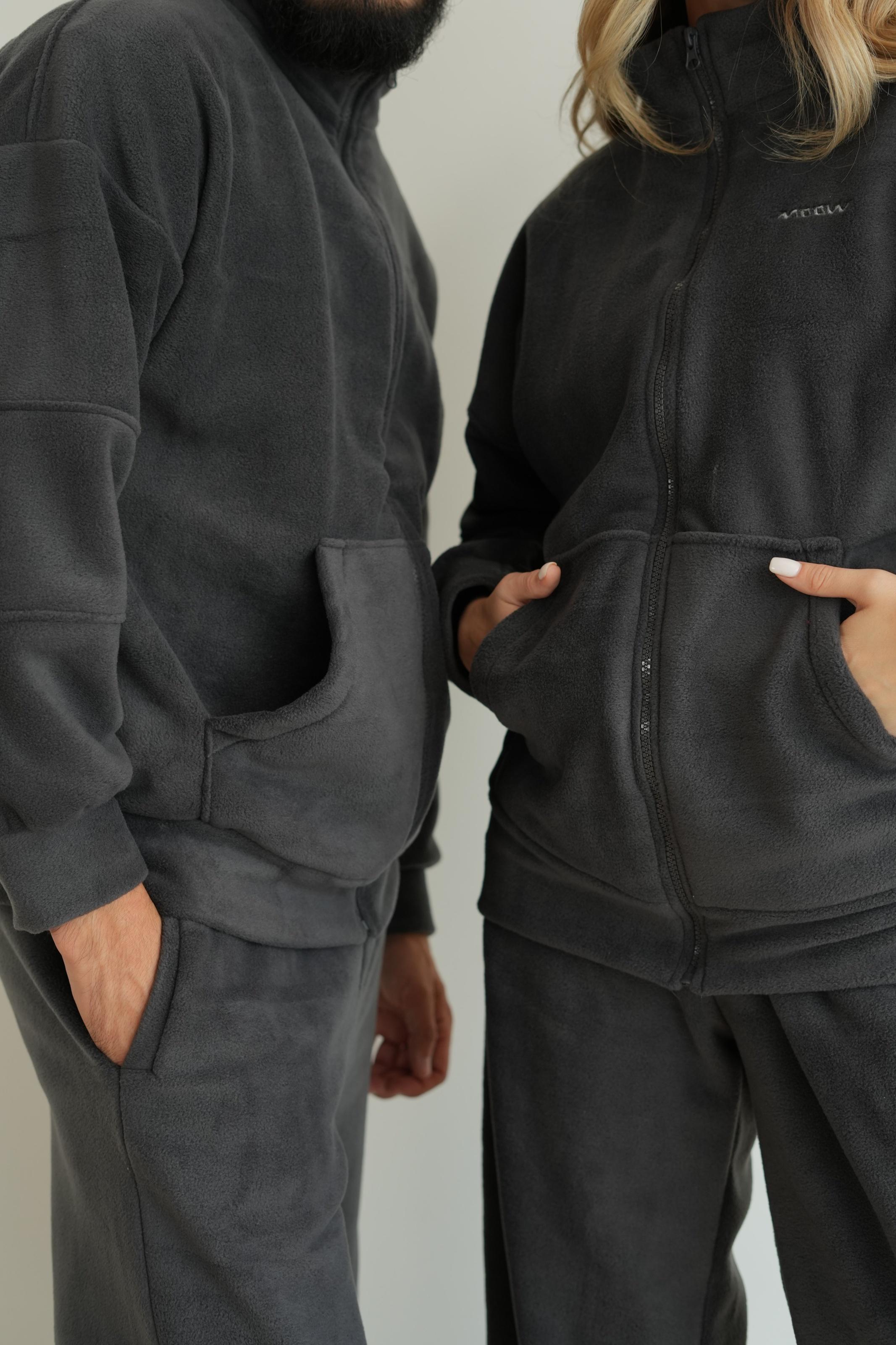 Костюм мужской флисовый CASUAL L/XL Графит (10305LXLm) - фото 10