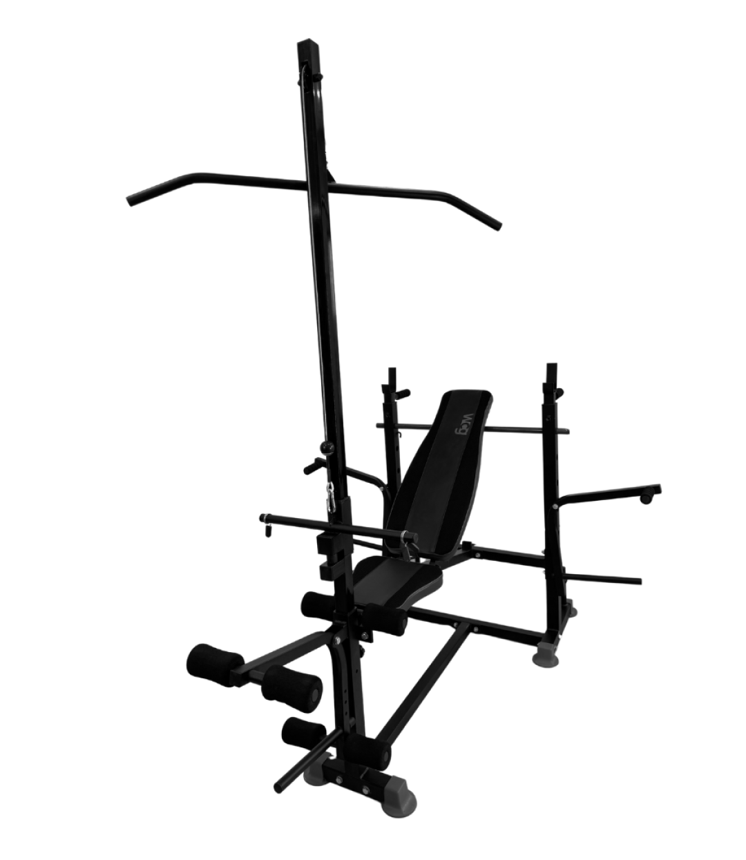 Скамья для жима универсальная WCG 0090 тяга брусья и приставка скотта (wcg-0090-01-pt-1) - фото 1