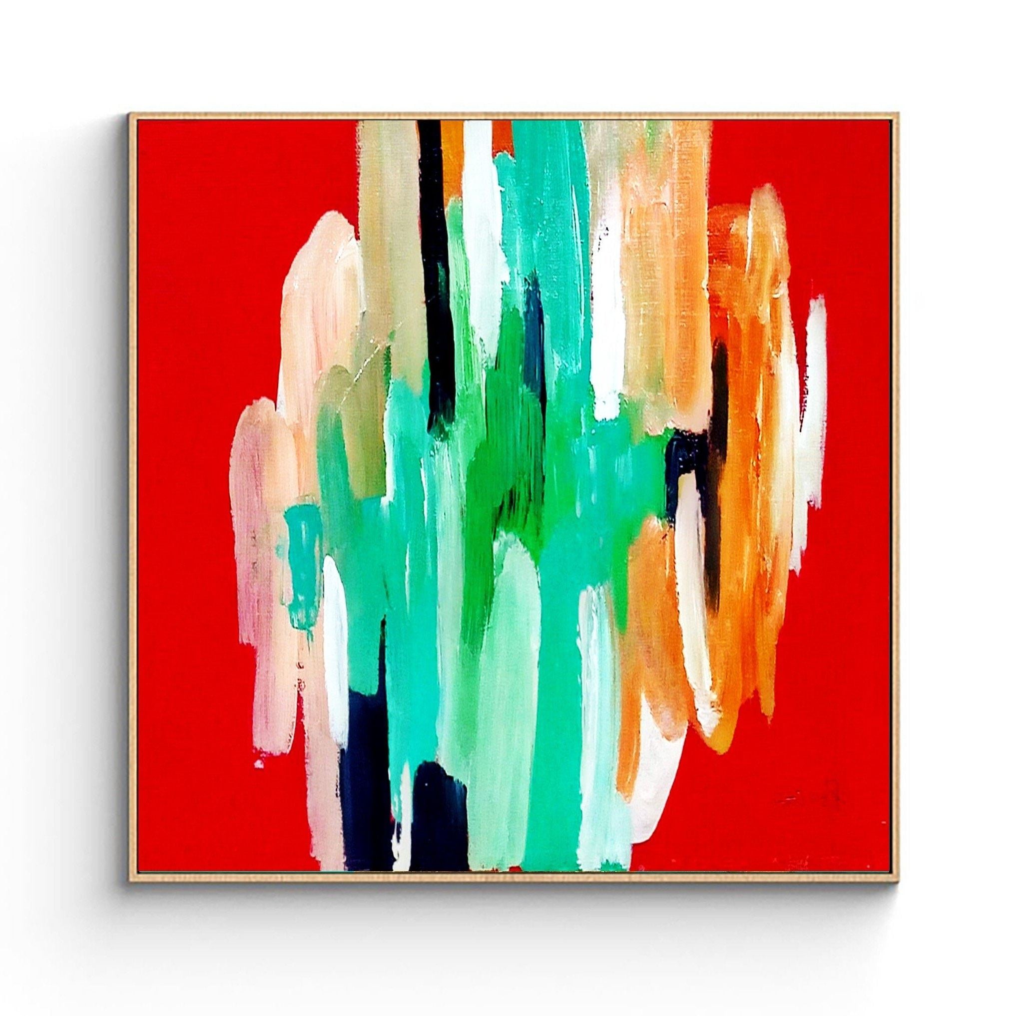 Картина на холсте ArtSale Абстракция 100х100 см RA0048