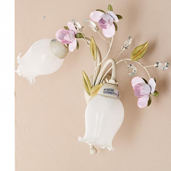 Бра Flora на 2 плафона з квітковим декором (SD001/2W)