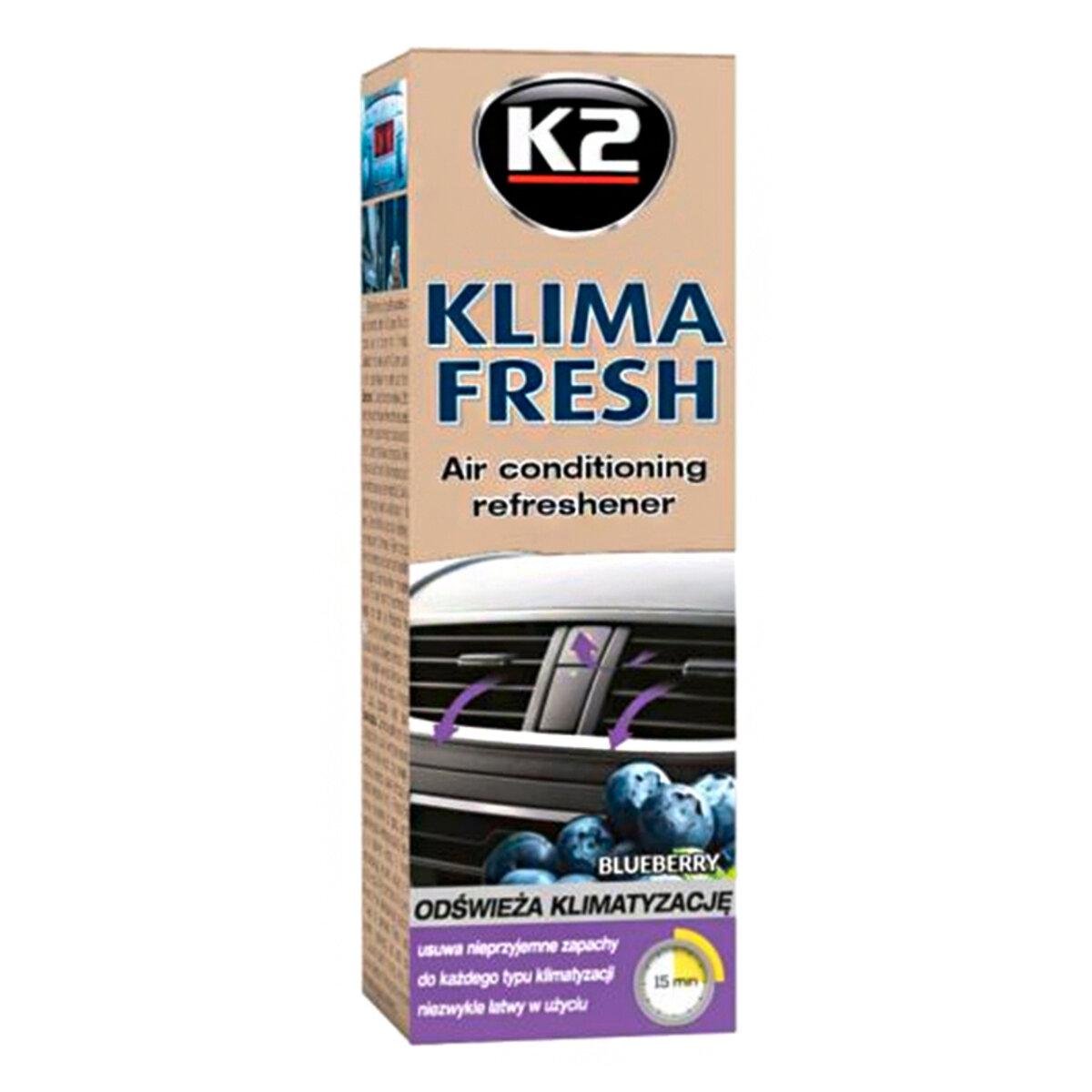 Очиститель кондиционера K2 Klima Fresh голубика 150 мл