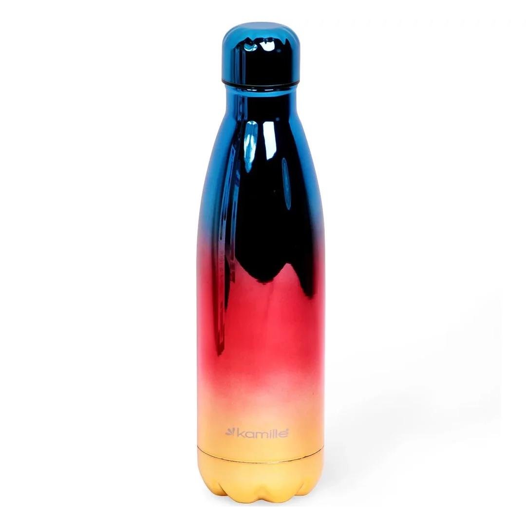 Термос-бутылка Kamille 2206 из нержавеющей стали 500 мл Желтый