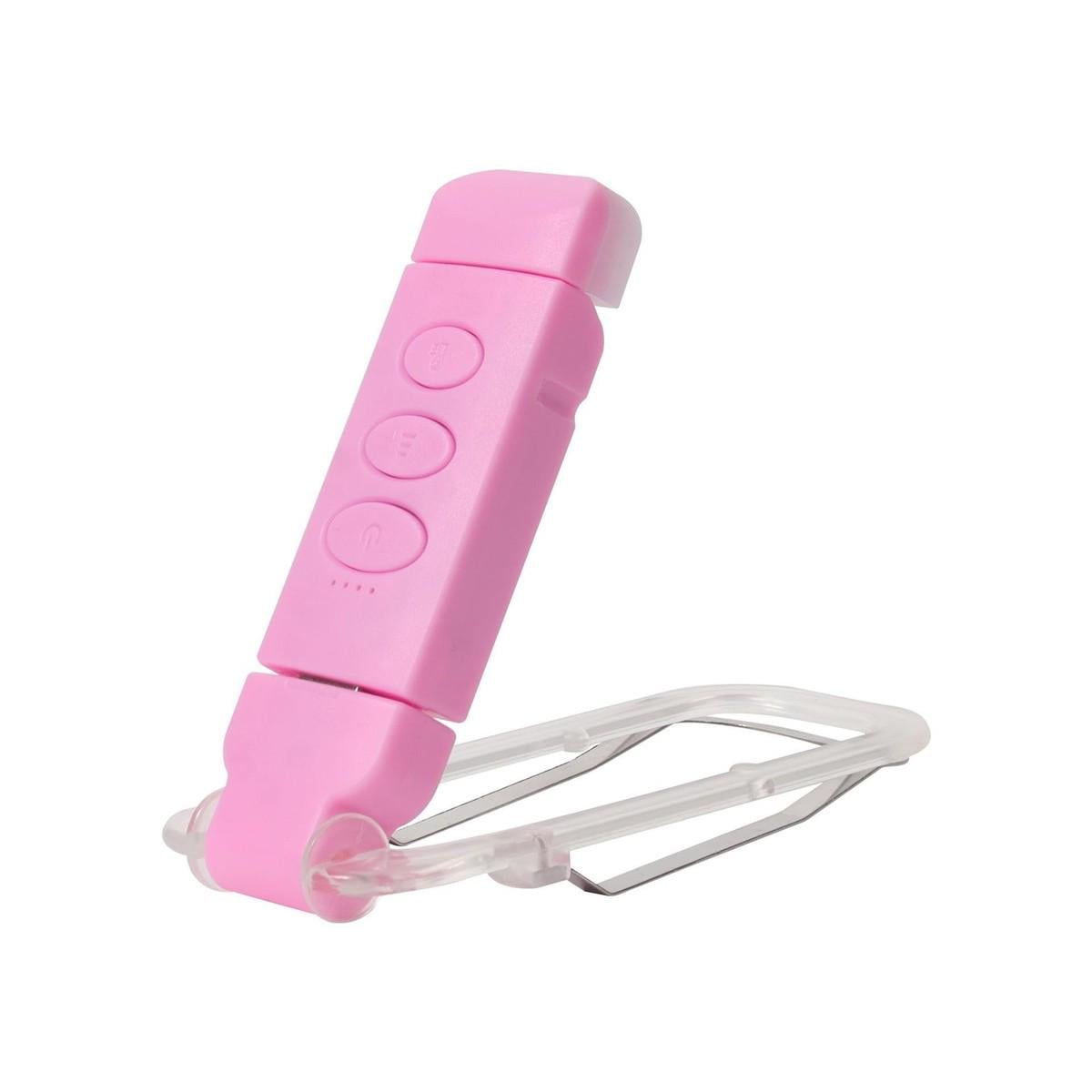 Лампа для чтения USB LED аккумуляторная на прищепке Розовый (32744776)