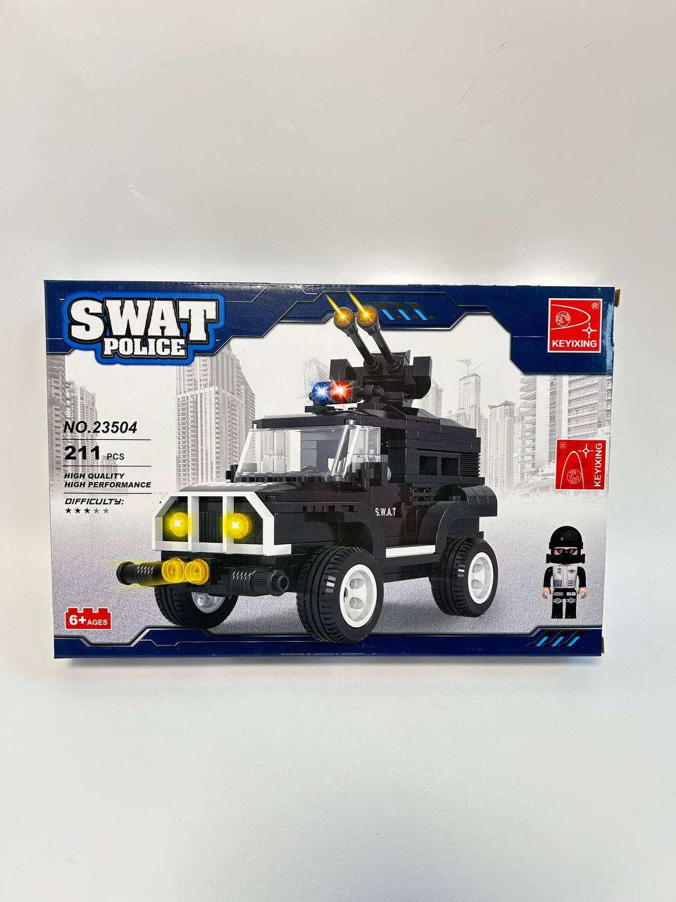 Конструктор AUSINI Полицейский джип 207 деталей в коробке