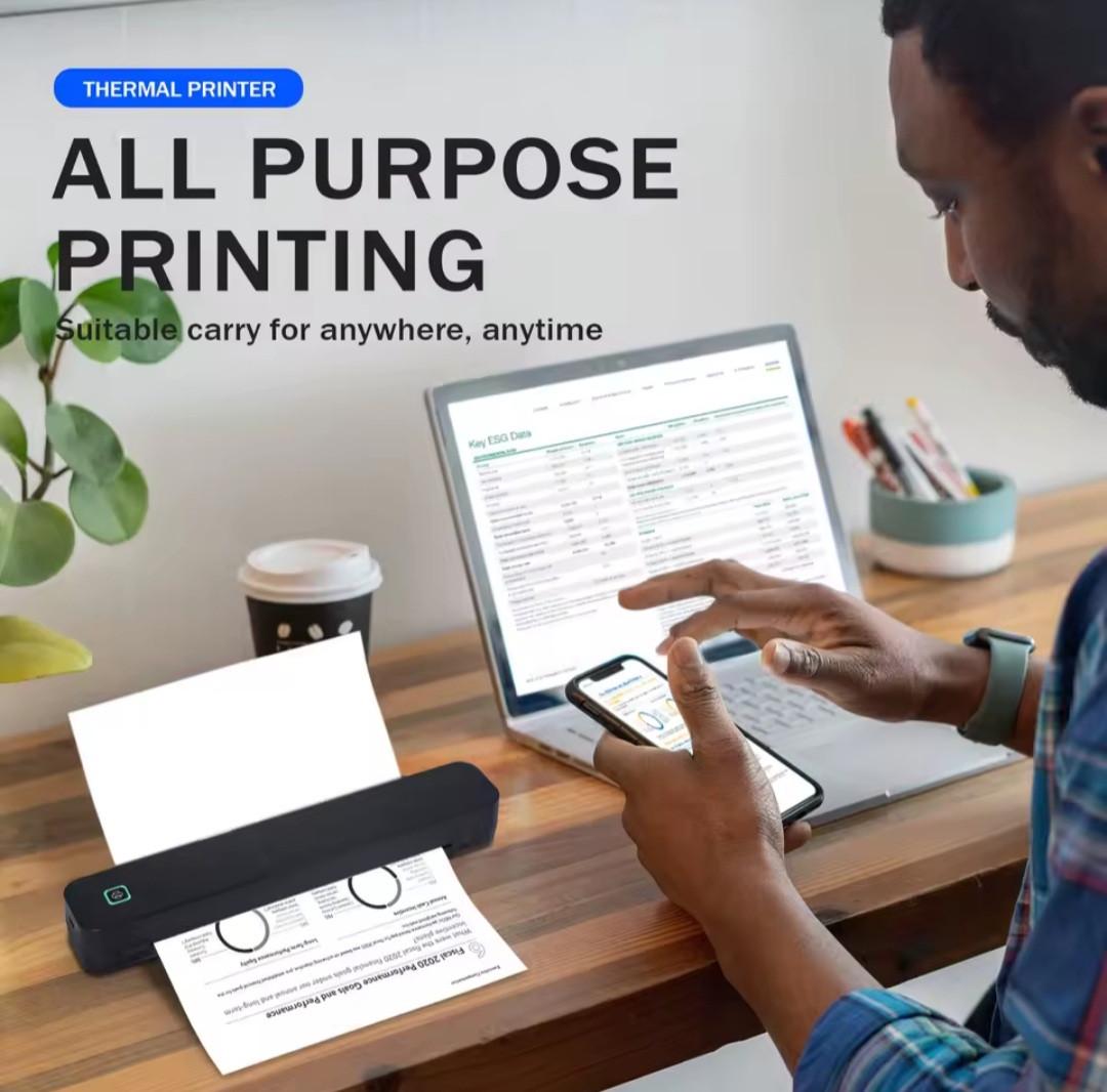 Термопринтер беспроводной портативный А4 - фото 3 Термопринтер беспроводной портативный А4 - фото 3